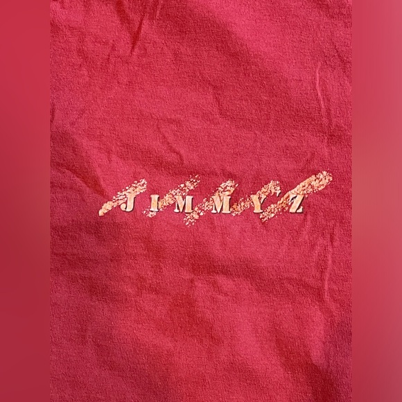 Vintage Jimmy'Z Rare Crop Top T-Shirt One Size Made USA woody Surfer 80’s Neon - Picture 2 of 13